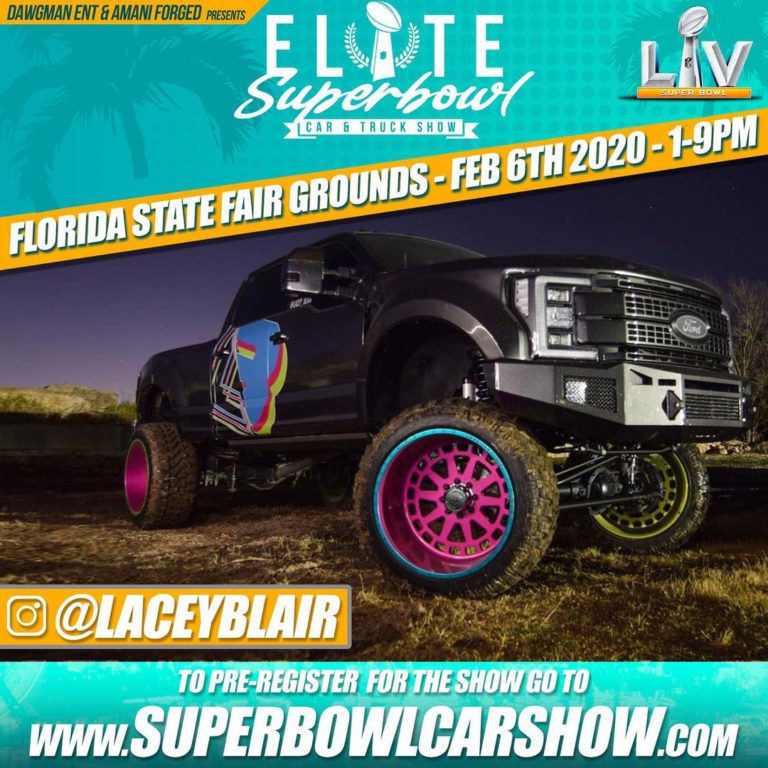 Elite Superbowl Car & Truck Show Truck Show